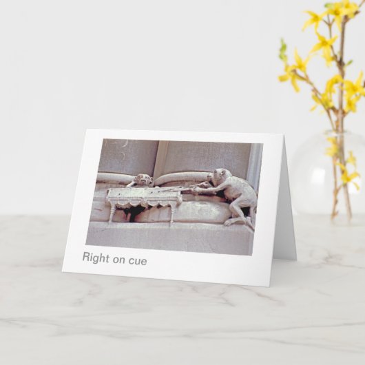 Snooker Kaart (Gele Bloem)