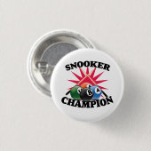 Snooker Kampioen  Ronde Button 3,2 Cm (Voorkant /achterkant)