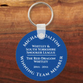 Snooker League Trofee Sleutelhanger (Voorkant)