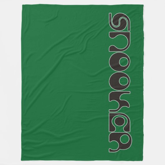 SNOOKER modern lettertype + uw ideeën Fleece Deken (Voorkant)