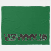 SNOOKER modern lettertype + uw ideeën Fleece Deken (Voorkant (Horizontaal))