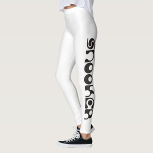 SNOOKER modern lettertype + uw ideeën Leggings
