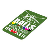 Snooker Notice Magneet (Linkerzijde)