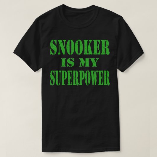 Snooker Pool Billiards Player Super Snooker Po T-shirt (Design voorkant)