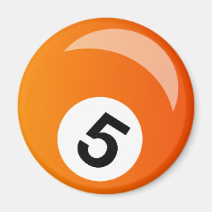 snooker-poolbal magneet