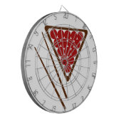 Snooker Rack en Snooker Cues Dartbord (Voorkant Links)