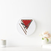 Snooker Rack & Snooker Cues Ronde Klok (Huis)