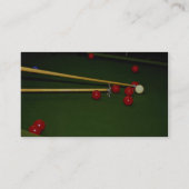 Snooker shot visitekaartje (Achterkant)
