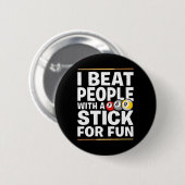 Snooker spel verslaan mensen met een stick pool sp ronde button 5,7 cm (Voorkant /achterkant)