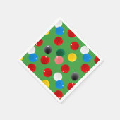 Snooker Speler Verjaardagsfeestje Servet (Hoek)