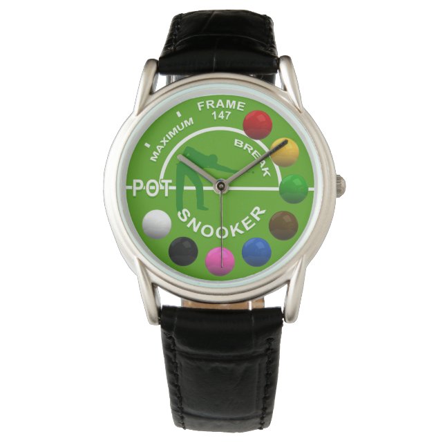 Snooker Spelers Maximale Onderbreking Horloge (Voorkant)