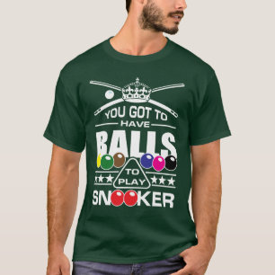 Snooker-spelers, Snooker-ballen T-shirt