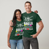 Snooker-spelers, Snooker-ballen T-shirt (Unisex)