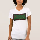 Snooker Table Womens T-Shirt (Voorkant)