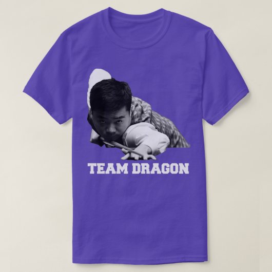 Snooker Team Dragon Ding Junhui Fans T-shirt (Design voorkant)