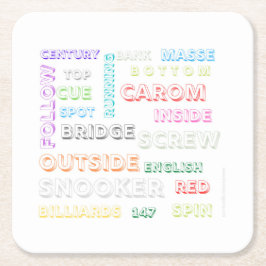 Snooker thema onderzetter