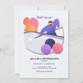 Snooker Uitnodiging (Voorkant)