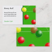 Snooker Visitekaartje (Voorkant / Achterkant)