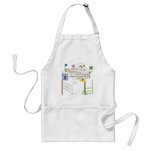 Snooker Wiskunde Standaard Schort (Voorkant)