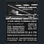 Snookerclub Portret, Pool, Snookerclub Advertentie Flyer<br><div class="desc">Snookerclub Portret,  Pool,  Snookerclub Reclame Flyers Door The Business Card Store.</div>