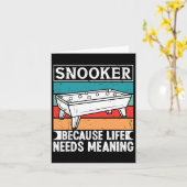 Snookerkleding voor mannen omdat het leven zin nod kaart (Gele Bloem)