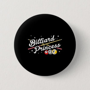 Snookerspel Biljart Princess Pool Spelers Billia Ronde Button 5,7 Cm