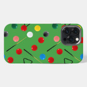 snookerspeler iPhone hoesje (Achterkant horizontaal)