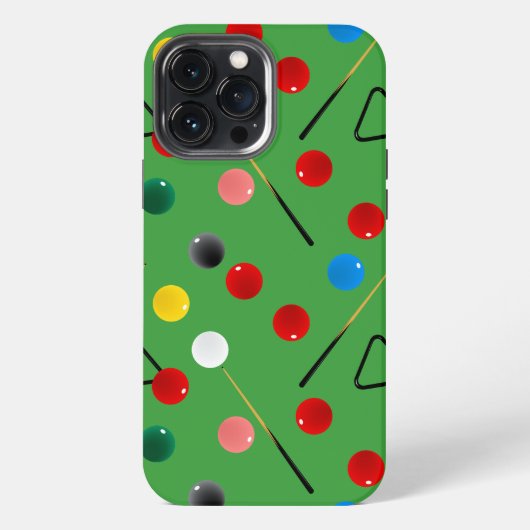 snookerspeler iPhone hoesje (Achterkant)