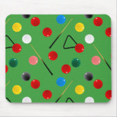 snookerspeler muismat (Voorkant)