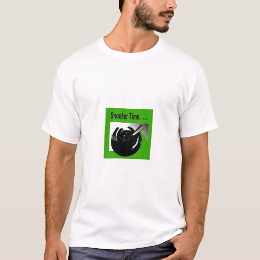 snookertijd t-shirt (Voorkant)