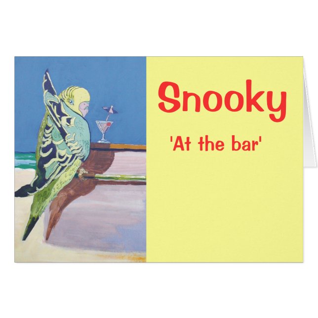 Snooky: 'Op de bar' (Voorkant Horizontaal)
