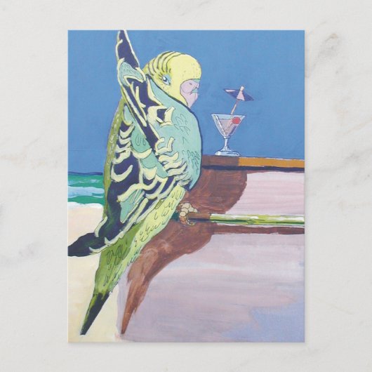 Snooky: 'Op de bar' Briefkaart (Voorkant)
