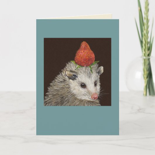 Snoop de opossum kaart (Voorkant)