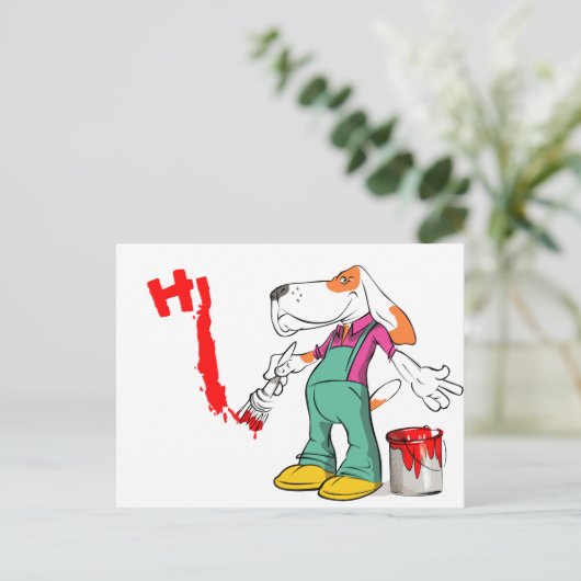 Snoop Dog Briefkaart (Staand voorkant)