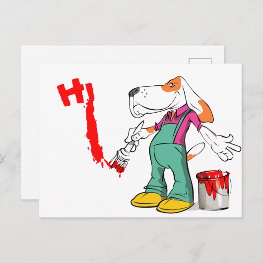 Snoop Dog Briefkaart (Voorkant / Achterkant)