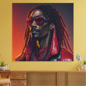 Snoop Dogg #4 REMASTERED (Upscale) Canvas Afdruk (Insitu (Woonkamer))