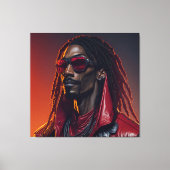 Snoop Dogg #4 REMASTERED (Upscale) Canvas Afdruk (Voorkant)
