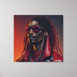 Snoop Dogg #4 REMASTERED (Upscale) Canvas Afdruk