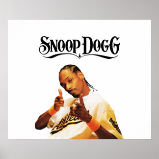 SNOOP DOGG IS EEN BOSS EN LOGO POSTER
