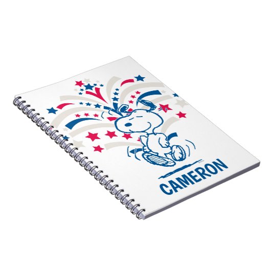 Snoopy 4 juli Dance Notitieboek (Rechterzijde)