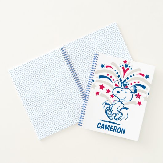 Snoopy 4 juli Dance Notitieboek (Binnen)