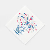 Snoopy 4 juli Dance Servet (Hoek)