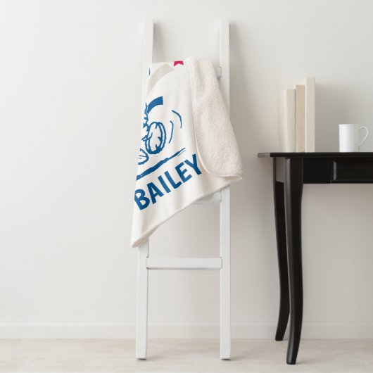 Snoopy 4 juli Dance Sherpa Deken (In situ)