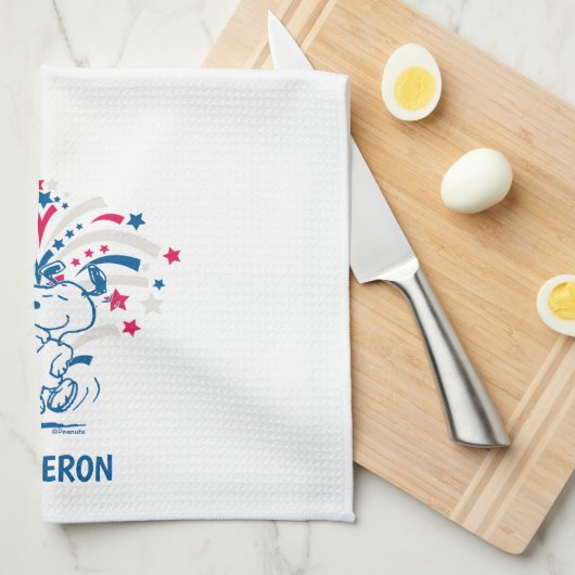 Snoopy 4 juli Dance Theedoek (Quarter Fold)