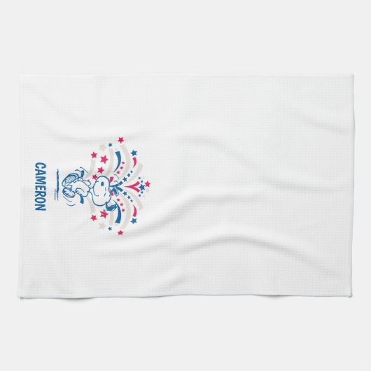 Snoopy 4 juli Dance Theedoek (Horizontaal)