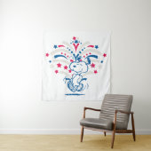 Snoopy 4 juli Dance Wandkleed (In situ)