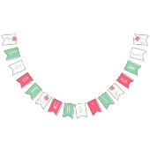 Snoopy and Balloons First Birthday Vlaggetjes (Alle)