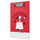 Snoopy and Woodstock - Merry & Bright Klembord (Links)
