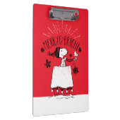 Snoopy and Woodstock - Merry & Bright Klembord (Rechts)