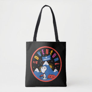 Snoopy Avontuur Wacht Afstudeerberg Ontwerp Tote Bag
